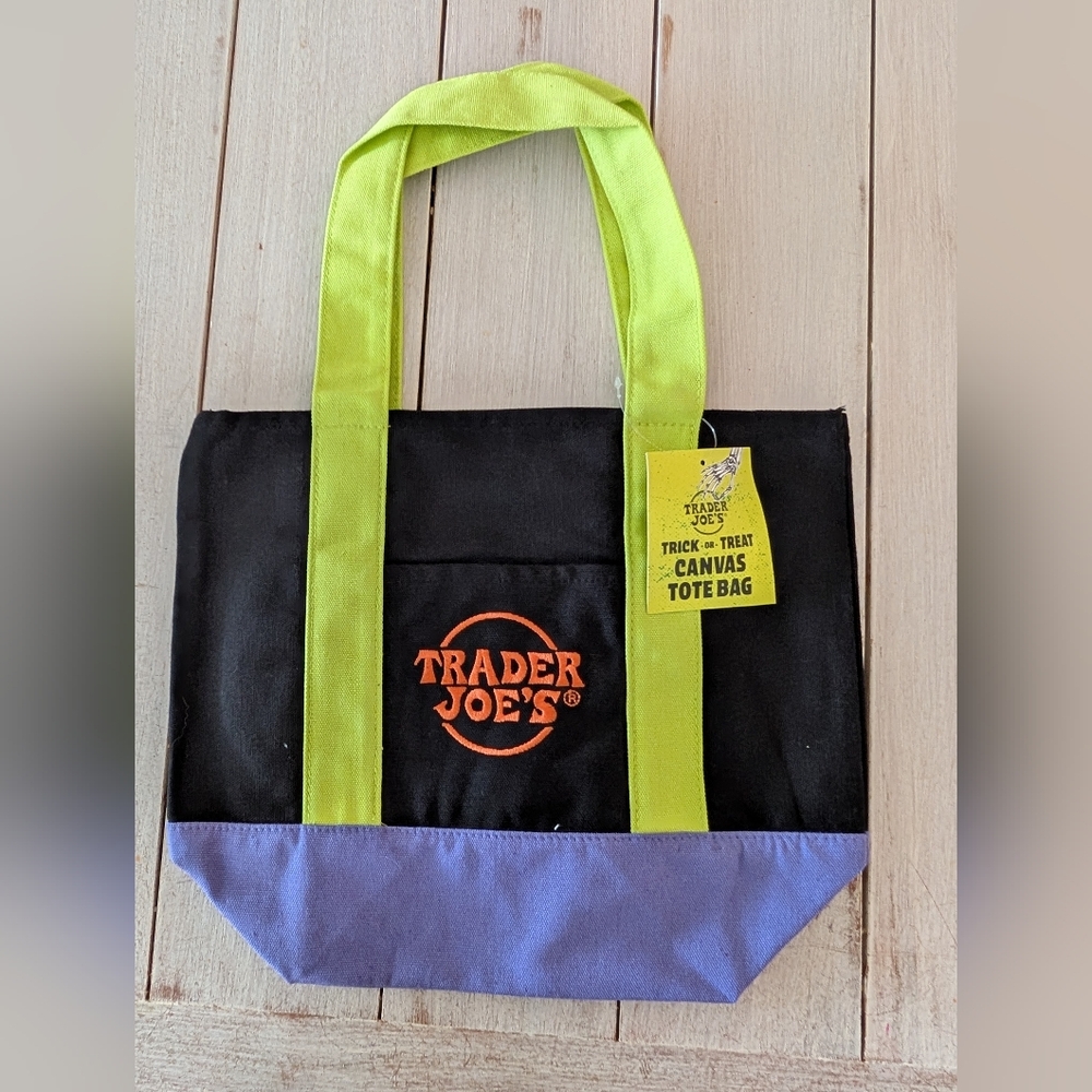 Trader Joe's Black and Blue Mini Bag